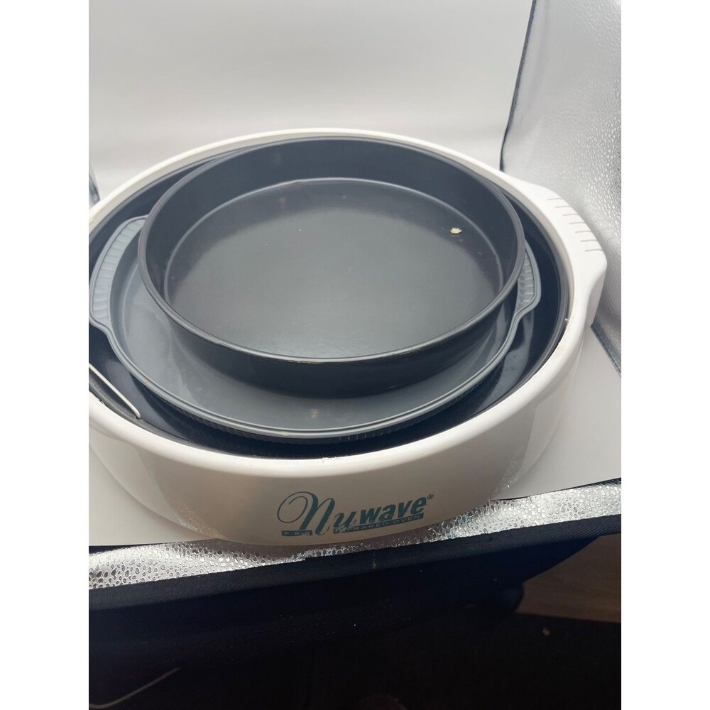 NuWave Pro Infrared Oven 4pc Accessory Set Pan Tray Pizza Silicone